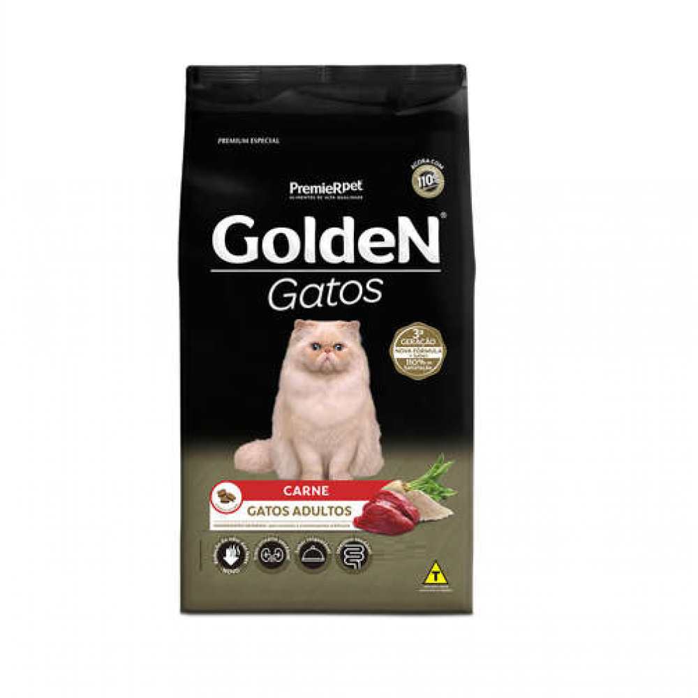 Golden Gatos Carne Adulto 10kg Golden Gatos Carne Adulto 10kg
