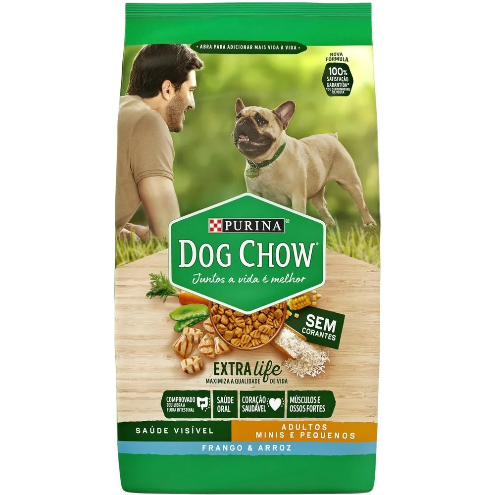 Dog Chow Adultos Raças Pequenas Frango 3 kg Dog Chow Adultos Raças Pequenas Frango 3 kg