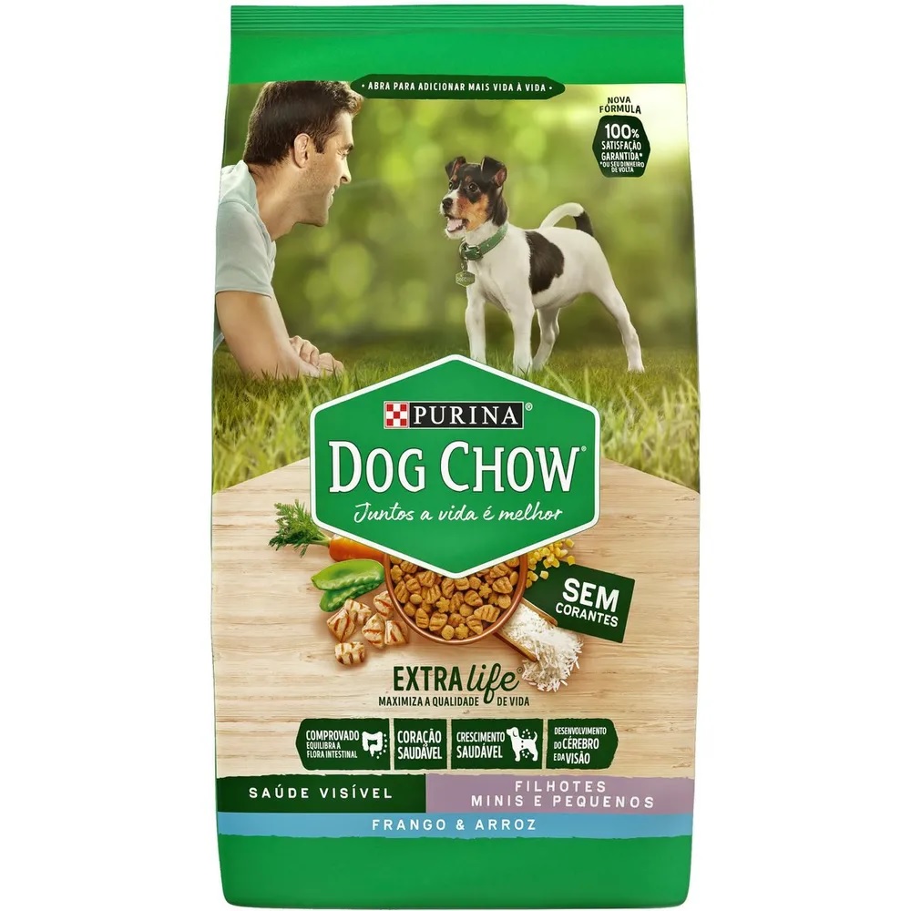 Dog Chow Filhotes Raças Pequenas Frango 3 kg Dog Chow Filhotes Raças Pequenas Frango 3 kg