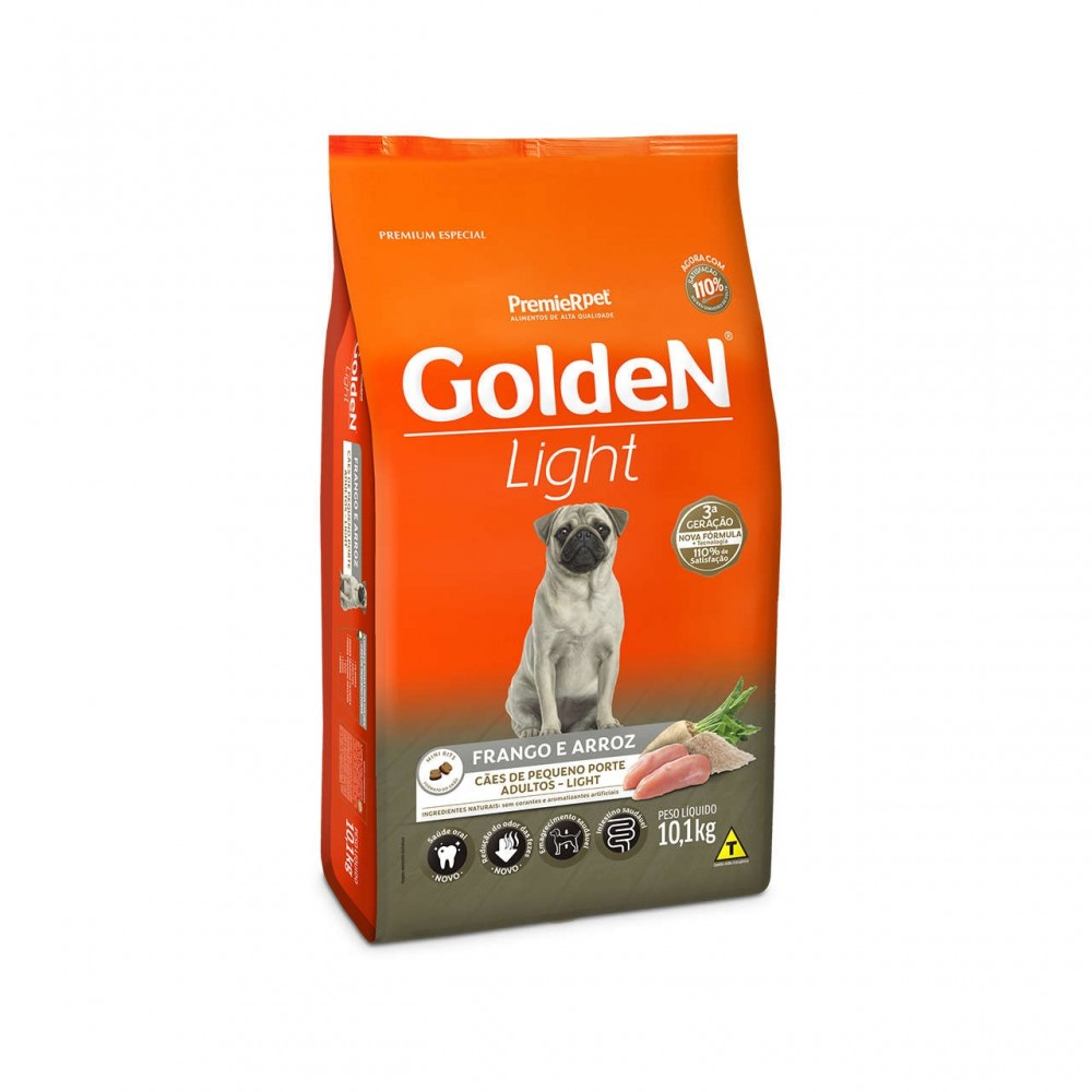 Golden Fórmula Light Frango e Arroz Mini Bits Adulto 10 kg Golden Fórmula Light Frango e Arroz Mini Bits Adulto 10 kg