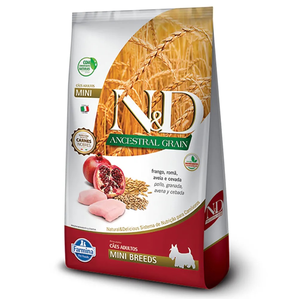 ND Ancestral Frango Adulto Mini Breeds 2,5 kg ND Ancestral Frango Adulto Mini Breeds 2,5 kg