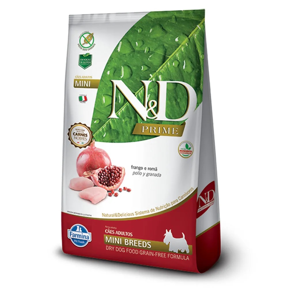 ND Prime Frango Adulto Mini Breeds 2,5 kg ND Prime Frango Adulto Mini Breeds 2,5 kg