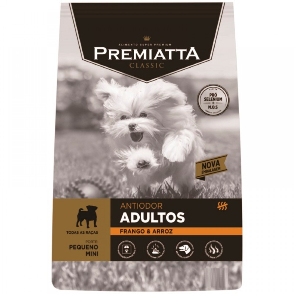 Premiatta Classic Antiodor Adultos Porte Pequeno 2 kg Premiatta Classic Antiodor Adultos Porte Pequeno 2 kg
