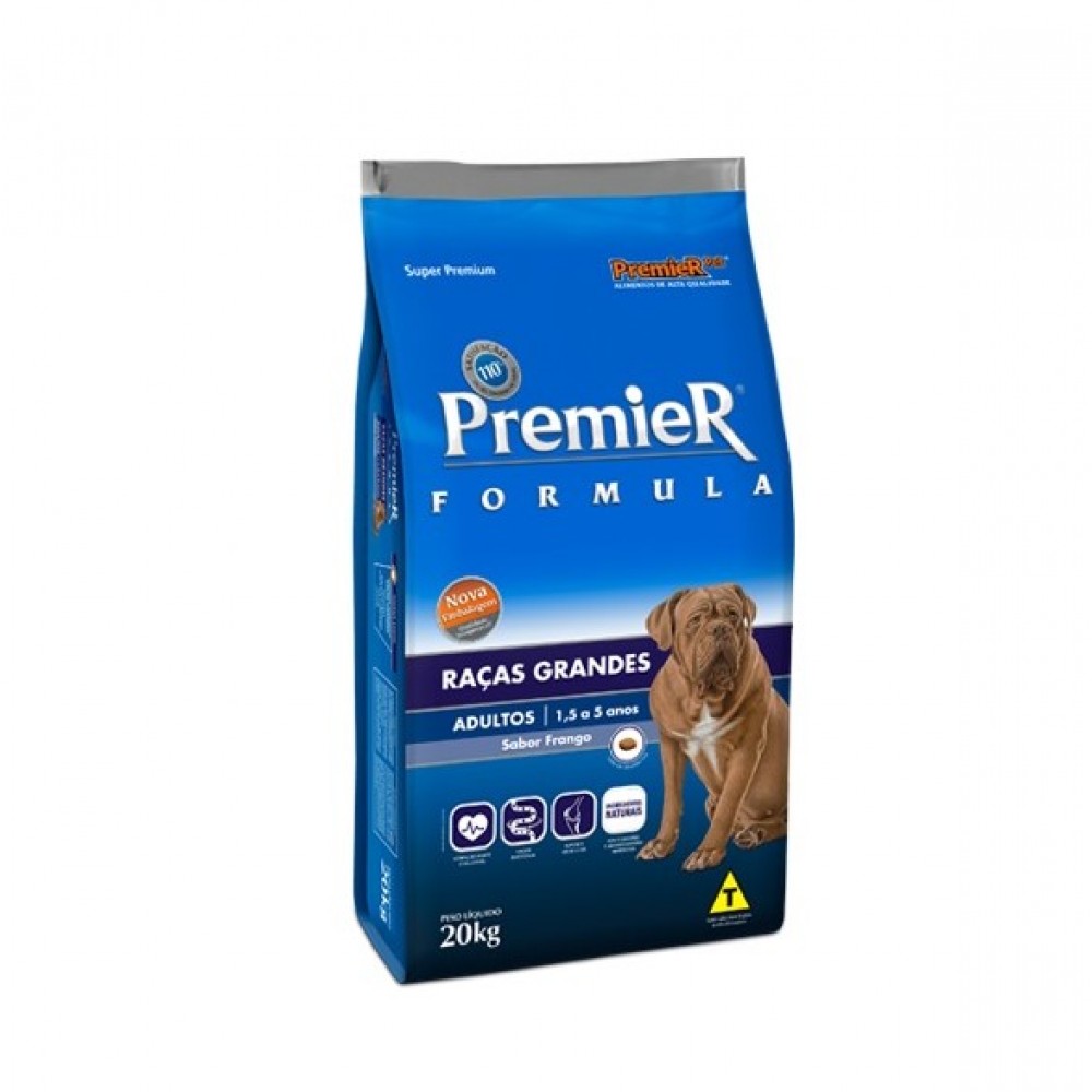 Premier Fórmula Raças Grandes Adultos 20 kg Premier Fórmula Raças Grandes Adultos 20 kg