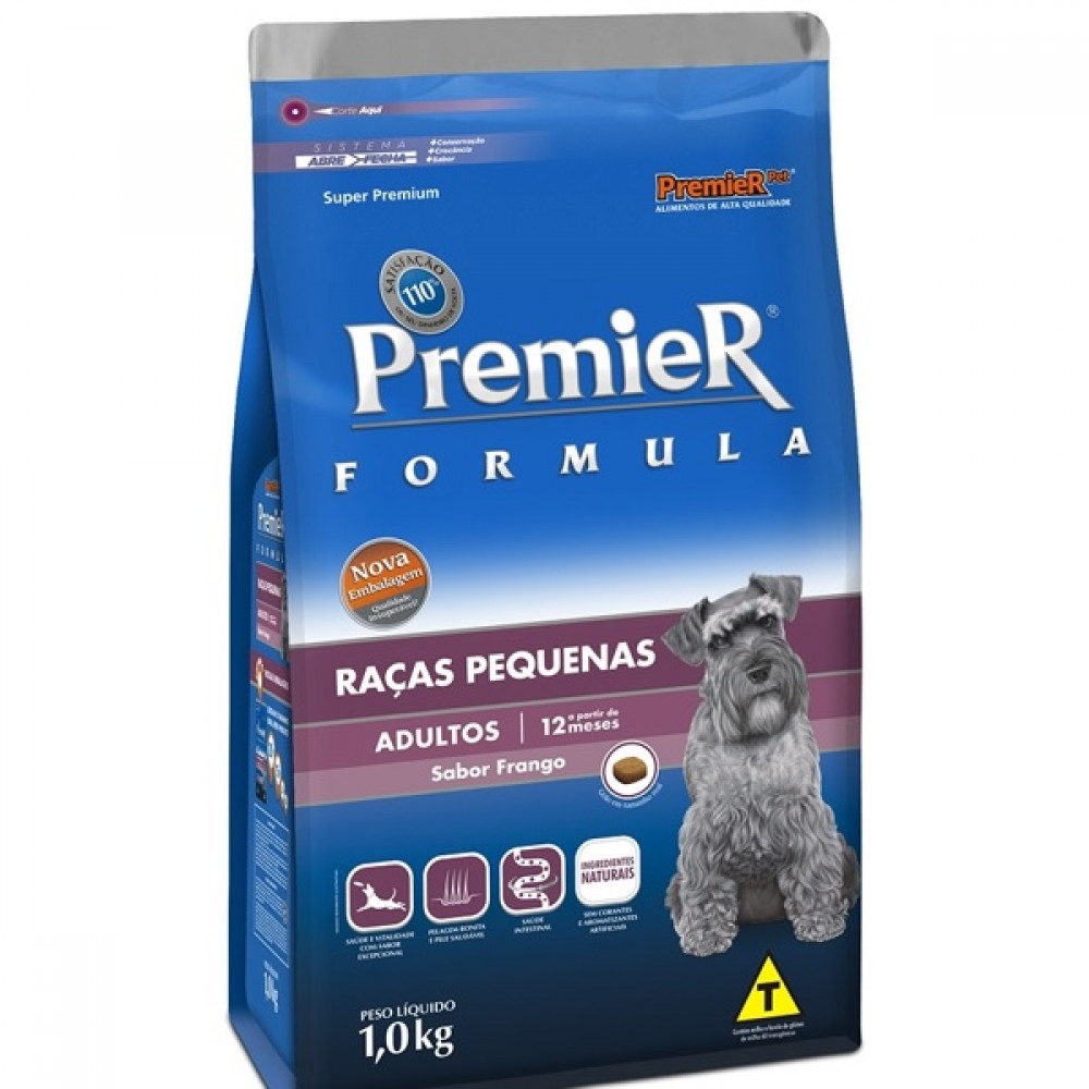 Premier Fórmula Raças Pequenas Adultos 1 kg Premier Fórmula Raças Pequenas Adultos 1 kg