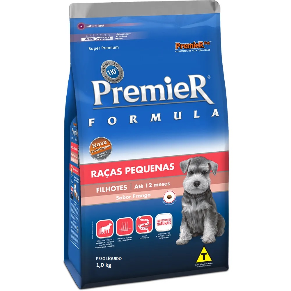 Premier Fórmula Raças Pequenas Filhotes 1 kg Premier Fórmula Raças Pequenas Filhotes 1 kg