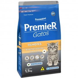 Premier Gatos Filhotes Ambientes Internos Frango 1,5 kg