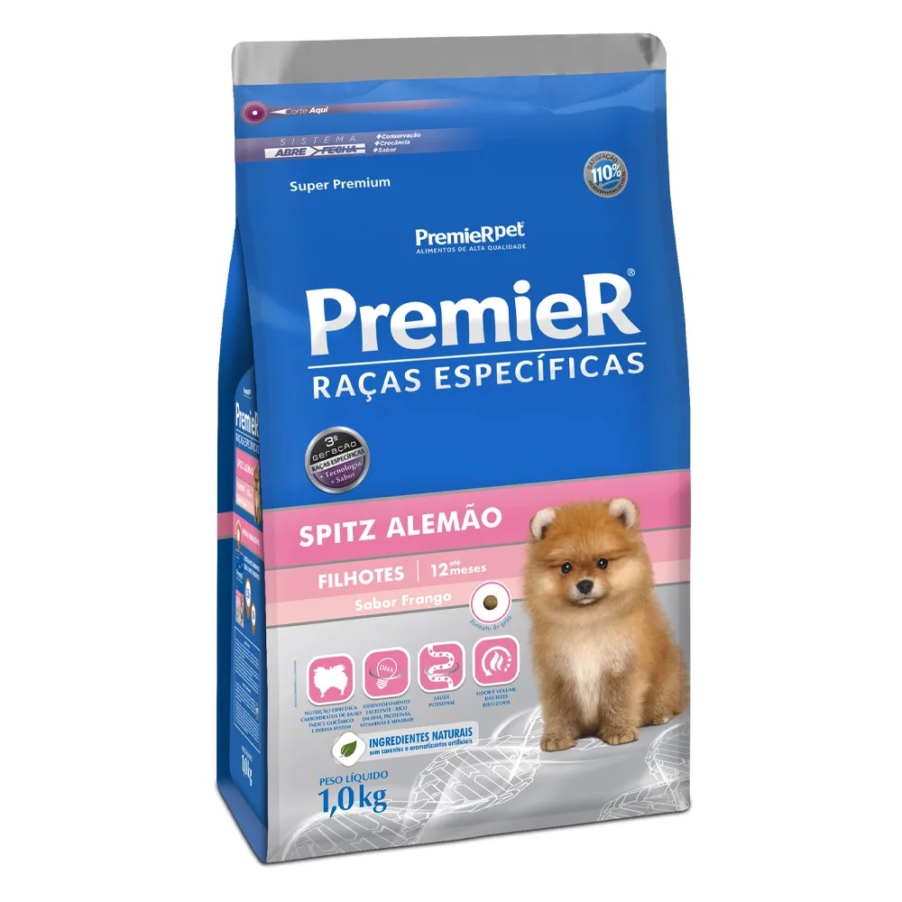 Premier Raças Específicas Spitz Alemão Filhotes 1 kg Premier Raças Específicas Spitz Alemão Filhotes 1 kg