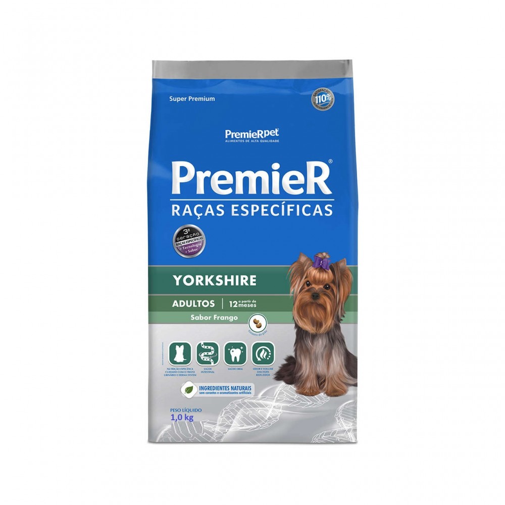 Premier Raças Específicas Yorkshire Adultos 1 kg Premier Raças Específicas Yorkshire Adultos 1 kg