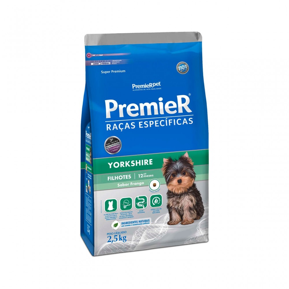 Premier Raças Específicas Yorkshire Filhotes 2,5 kg Premier Raças Específicas Yorkshire Filhotes 2,5 kg