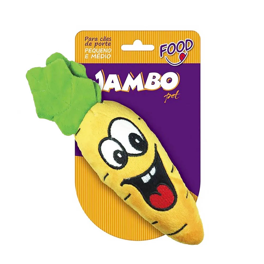 Pelúcia Food Cenoura Jambo Pelúcia Food Cenoura Jambo