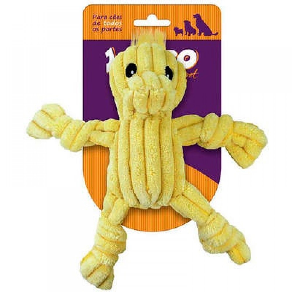 Pelúcia Mordedor Mini Knot Duck Jambo Pelúcia Mordedor Mini Knot Duck Jambo