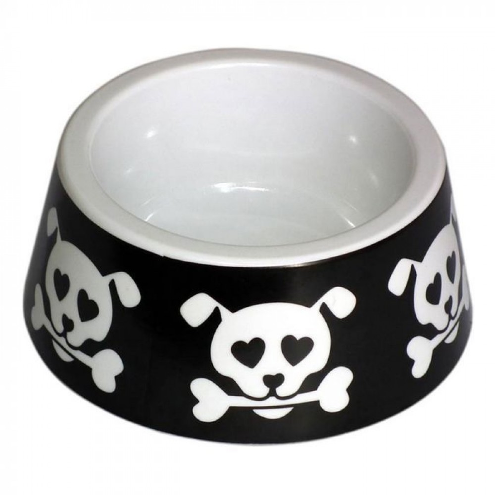Comedouro Caveirinha Preta 2 Jambo Comedouro Caveirinha Preta 2 Jambo
