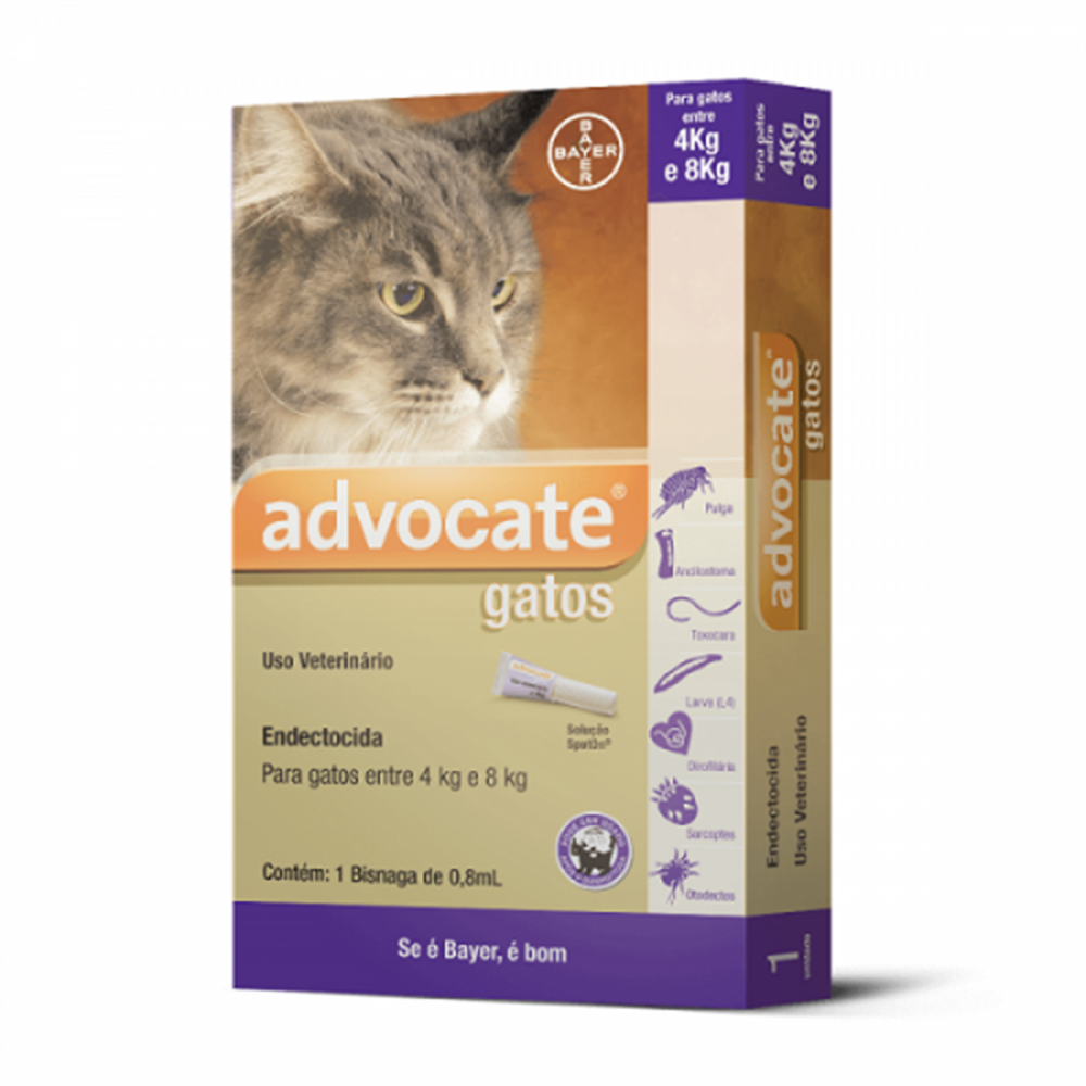 Advocate gatos de 4 a 8kg Advocate gatos de 4 a 8kg