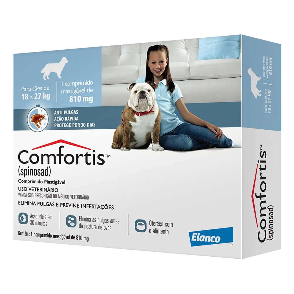 Comfortis 810 mg Cães de 18 a 27 kg Comfortis 810 mg Cães de 18 a 27 kg