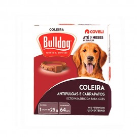 Coleira Antipulgas e Carrapatos Bulldog