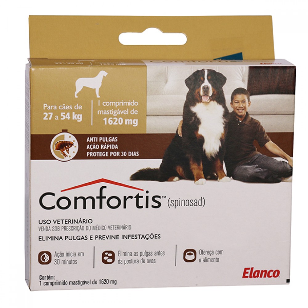 Comfortis 1620 mg Cães de 27 a 54 kg Comfortis 1620 mg Cães de 27 a 54 kg
