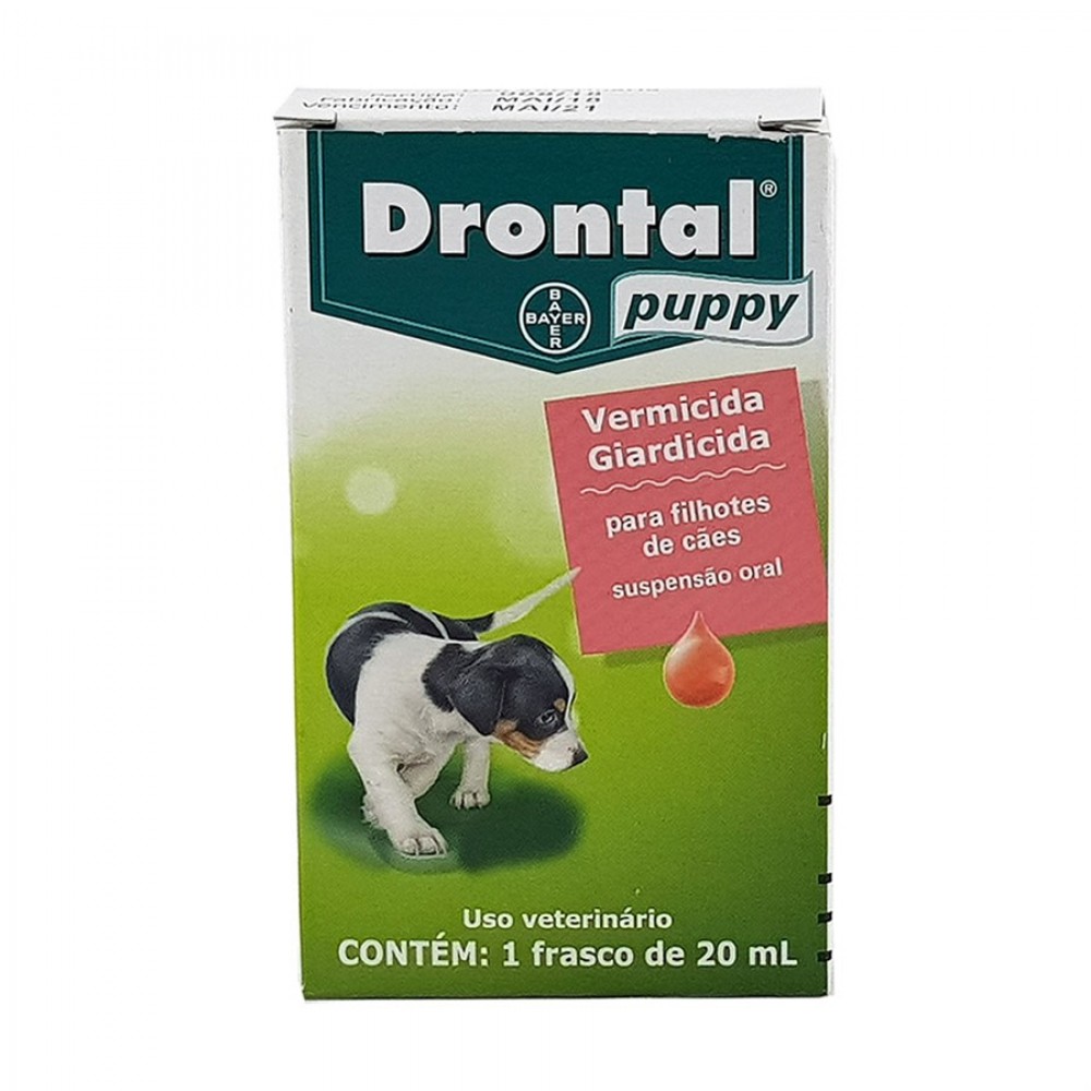 Drontal Puppy Vermífugo Suspenção Oral 20 ml Drontal Puppy Vermífugo Suspenção Oral 20 ml