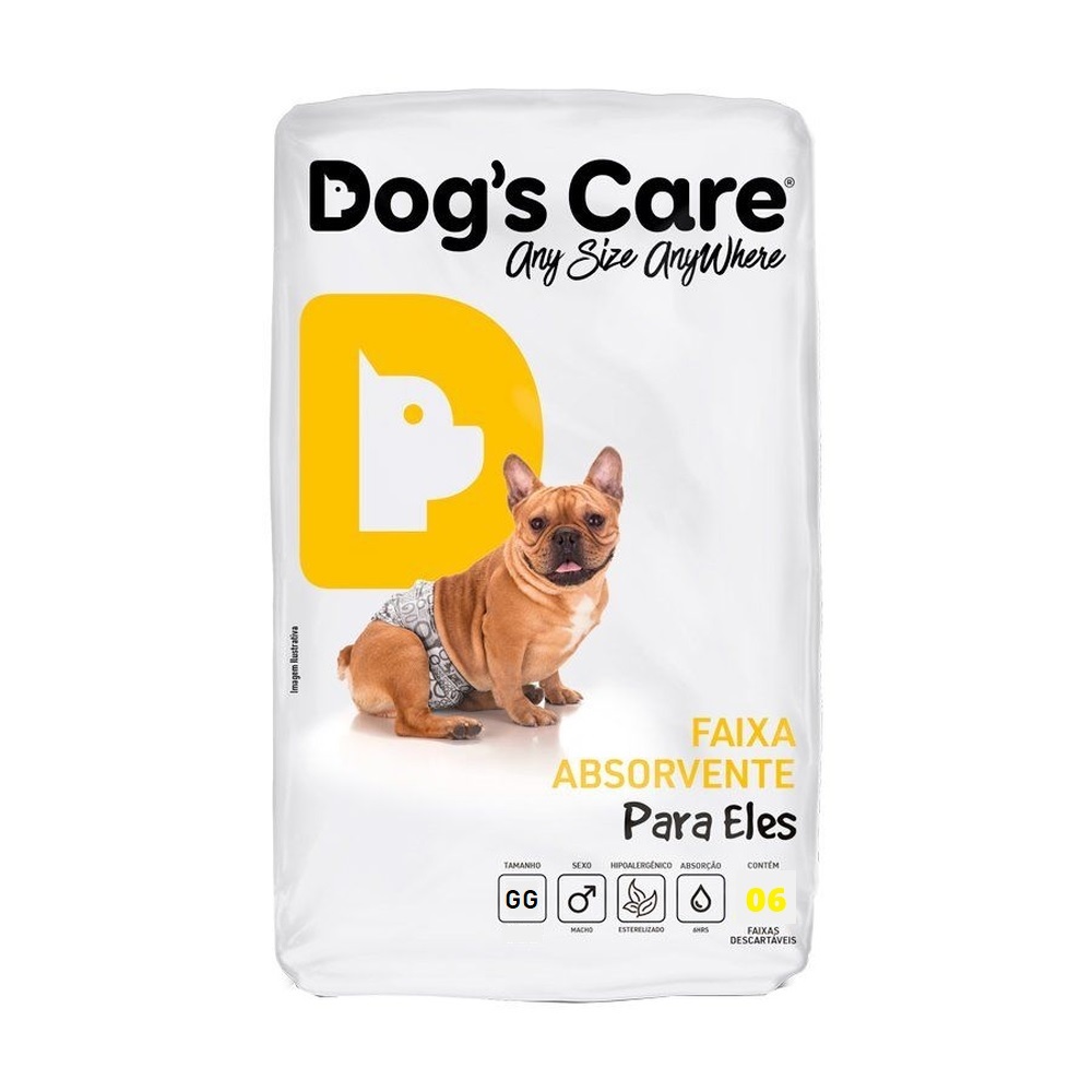 Fralda Higiênica Dog's Care Macho GG Fralda Higiênica Dog's Care Macho GG