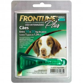 Frontline Plus Antipulgas Cães de 10 kg a 20 kg