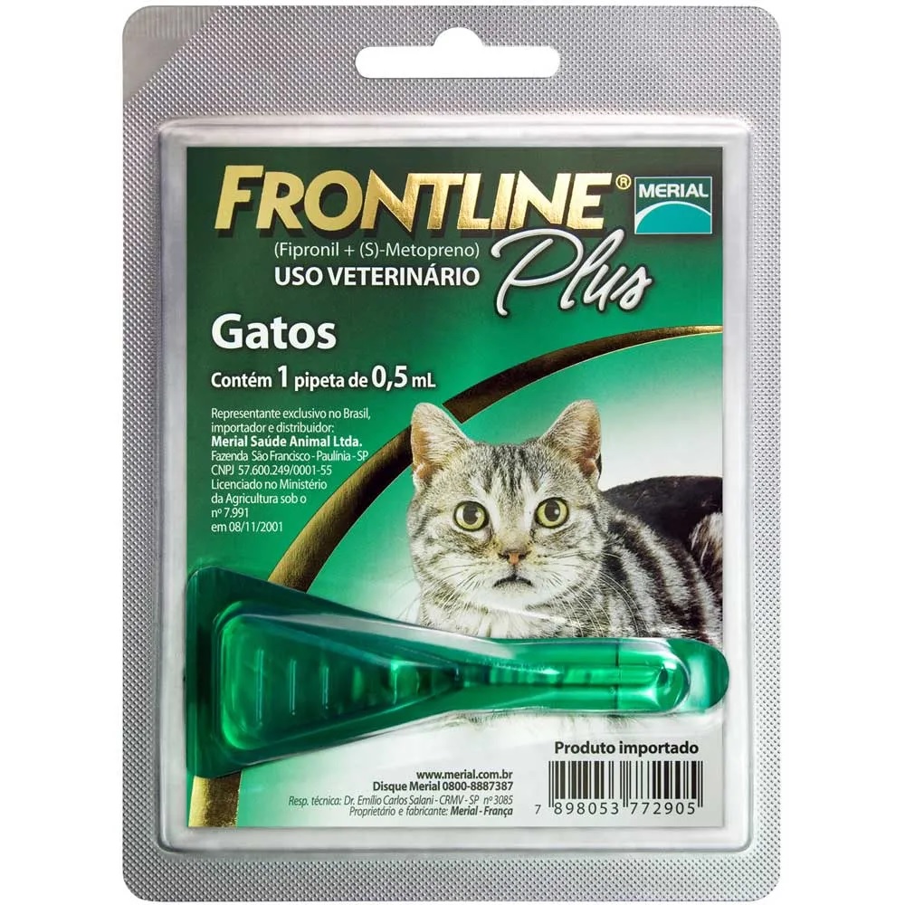 Frontline Plus Antipulgas Gato Frontline Plus Antipulgas Gato