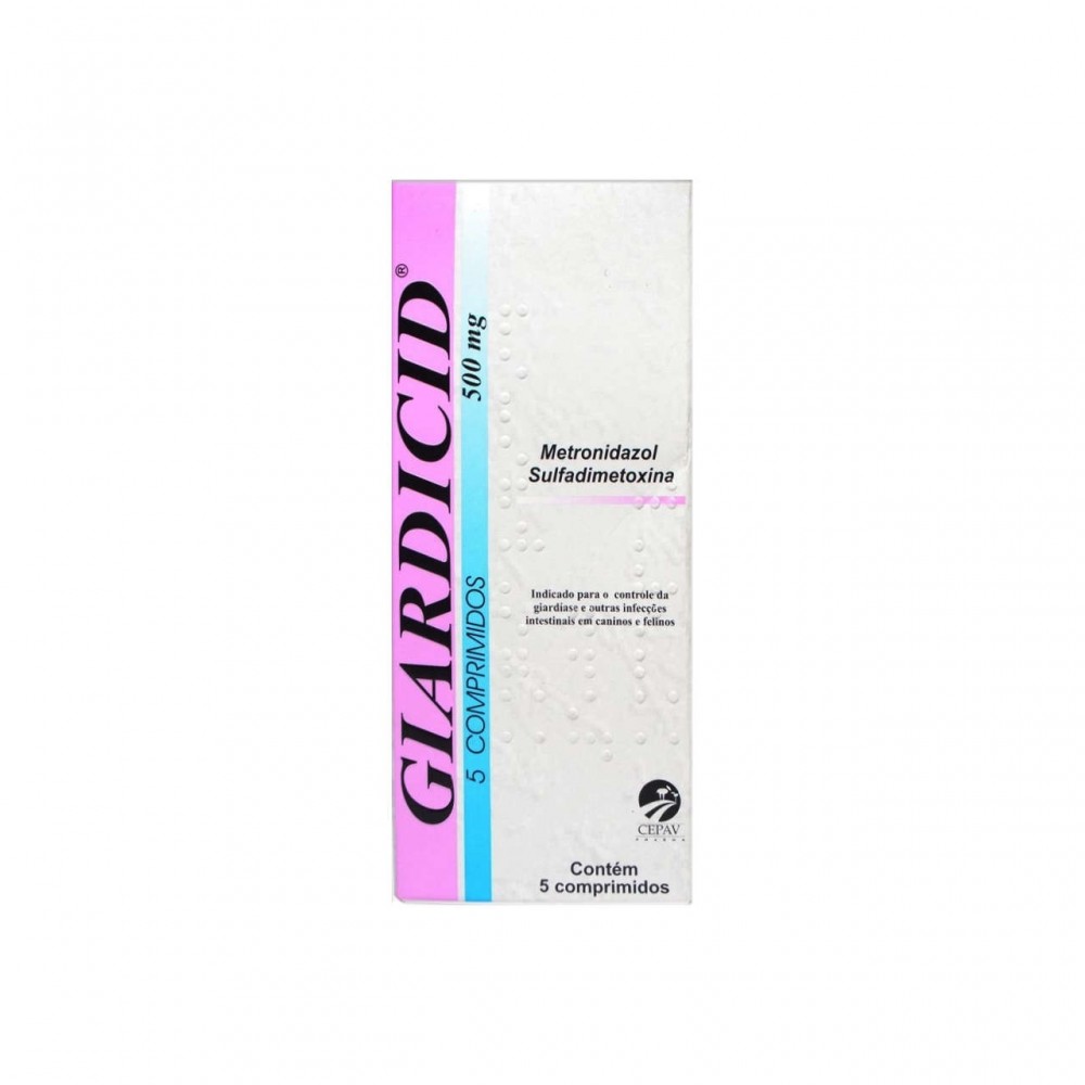 Giardicid 500 mg Com 10 Comprimidos Giardicid 500 mg Com 10 Comprimidos