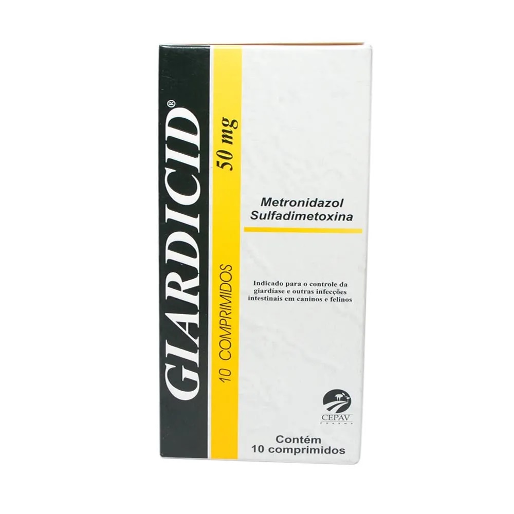 Giardicid 50 mg Com 10 Comprimidos Giardicid 50 mg Com 10 Comprimidos
