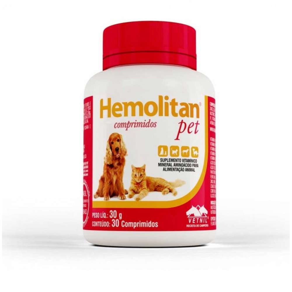 Hemolitan Pet 30 Comprimidos Hemolitan Pet 30 Comprimidos
