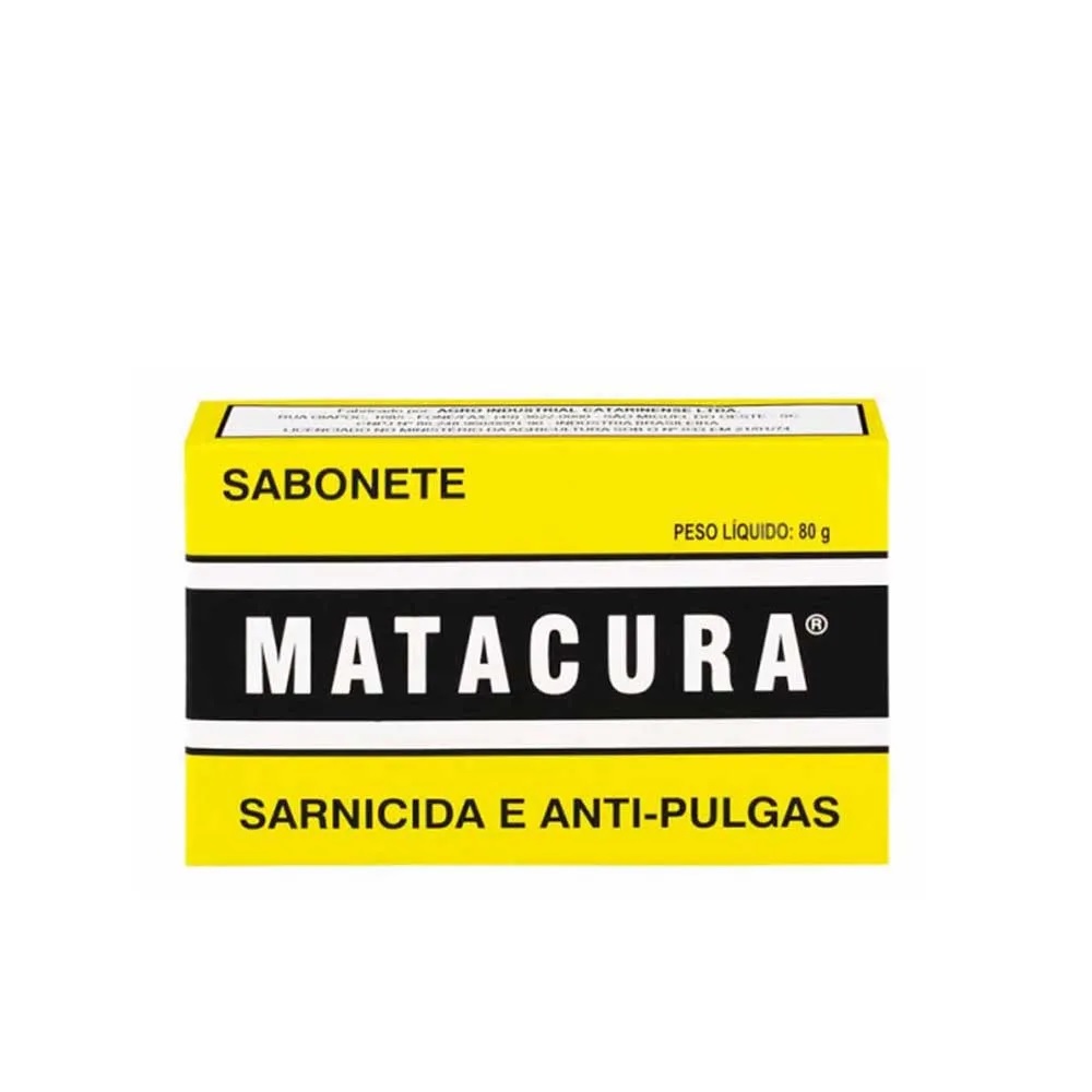 Matacura Sabonete Sarnicida e Antipulgas Matacura Sabonete Sarnicida e Antipulgas