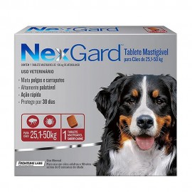 NexGard Antipulgas 136 mg Cães de 25,1 a 50 kg