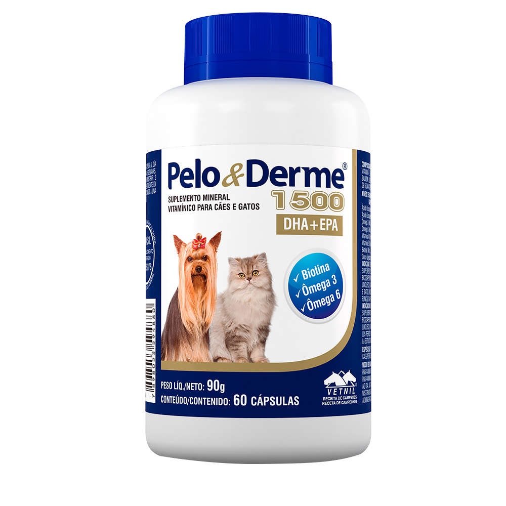 Pelo & Derme 1500 Suplemento Vitamínico 90 g Pelo & Derme 1500 Suplemento Vitamínico 90 g