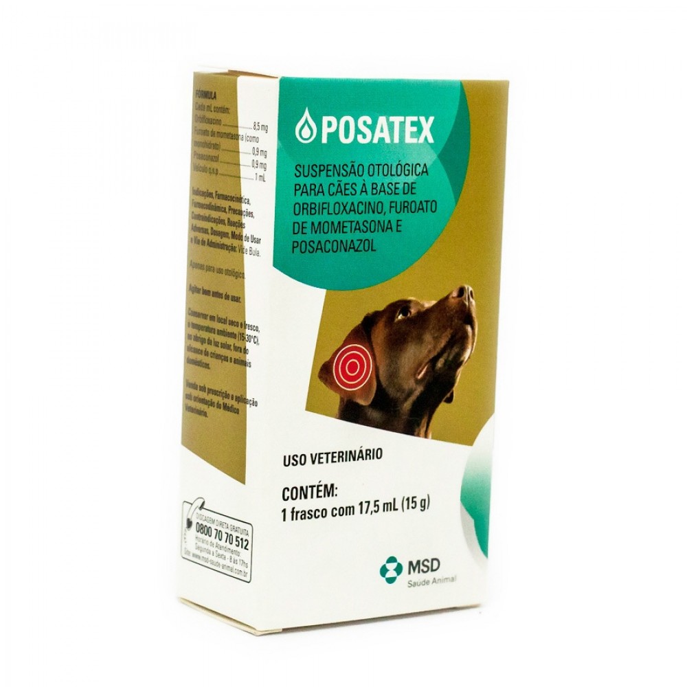 Posatex Suspensão Otológica 17,5 ml Posatex Suspensão Otológica 17,5 ml