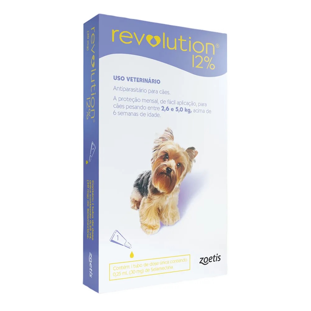 Revolution Antipulgas Cães 2,5 a 5 kg Roxo Revolution Antipulgas Cães 2,5 a 5 kg Roxo