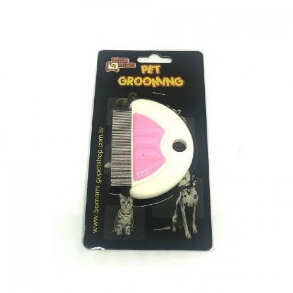 Pente Fino Bom Amigo Antipulga Pêlo Curto Pente Fino Bom Amigo Antipulga Pêlo Curto