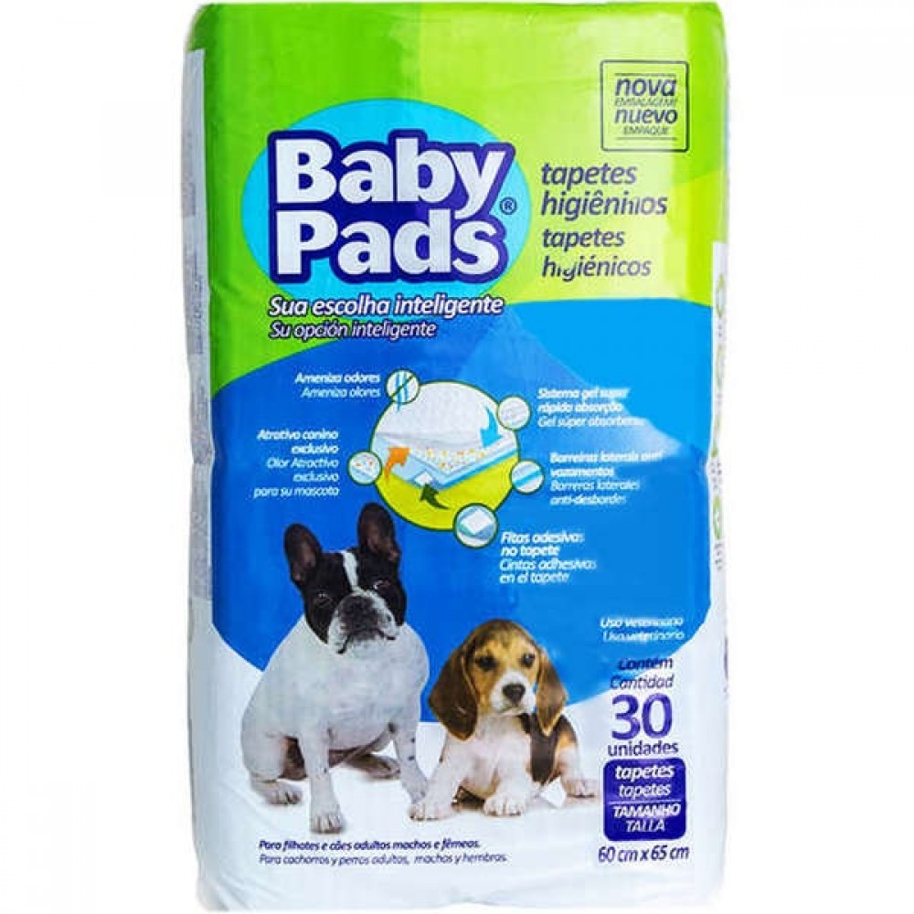 Tapete Higiênico Baby Pads 30 Unidades Tapete Higiênico Baby Pads 30 Unidades