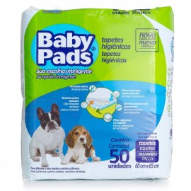 Tapete Higiênico Baby Pads 50 Unidades