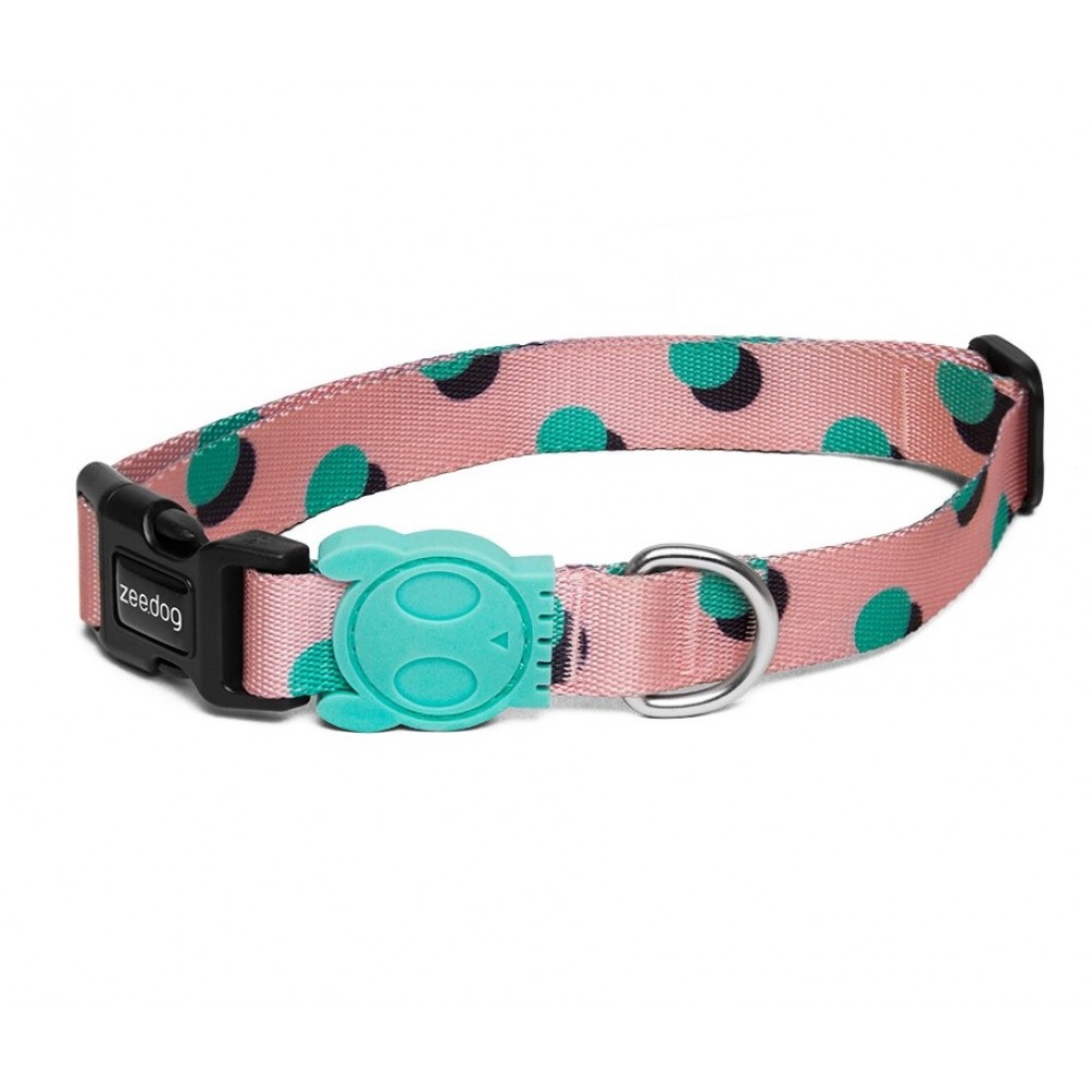 Coleira Zee Dog Polka Cães M Coleira Zee Dog Polka Cães M