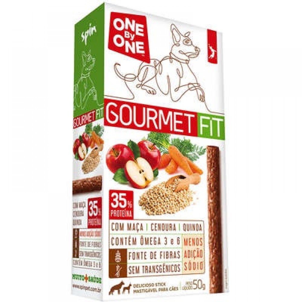 Petisco Spinpet One By One Fit Maçã, Cenoura e Quinoa 50g Petisco Spinpet One By One Fit Maçã, Cenoura e Quinoa 50g