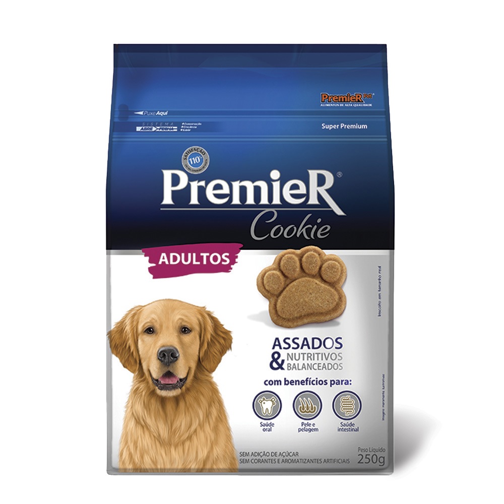 Premier Cookie Adultos 250 g Premier Cookie Adultos 250 g