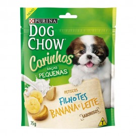 Dog Chow Carinhos Filhotes Banana e Leite 75 g