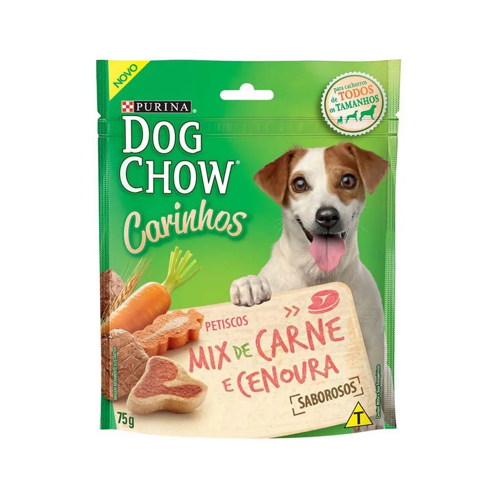 Dog Chow Carinhos Mix Carne e Cenoura 75 g Dog Chow Carinhos Mix Carne e Cenoura 75 g