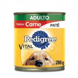 Pedigree Lata Patê De Carne Adulto 280 g