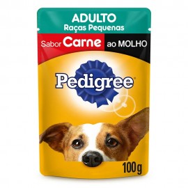 Pedigree Sachê Carne Ao Molho Adulto 100 g