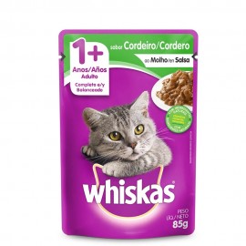 Whiskas Sachê Cordeiro Ao Molho Adultos 85 g