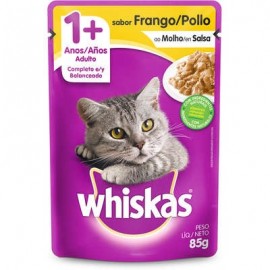 Whiskas Sachê Frango Ao Molho Adultos 85 g