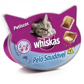 Whiskas Temptations Pelo Saudável Adultos 40 g