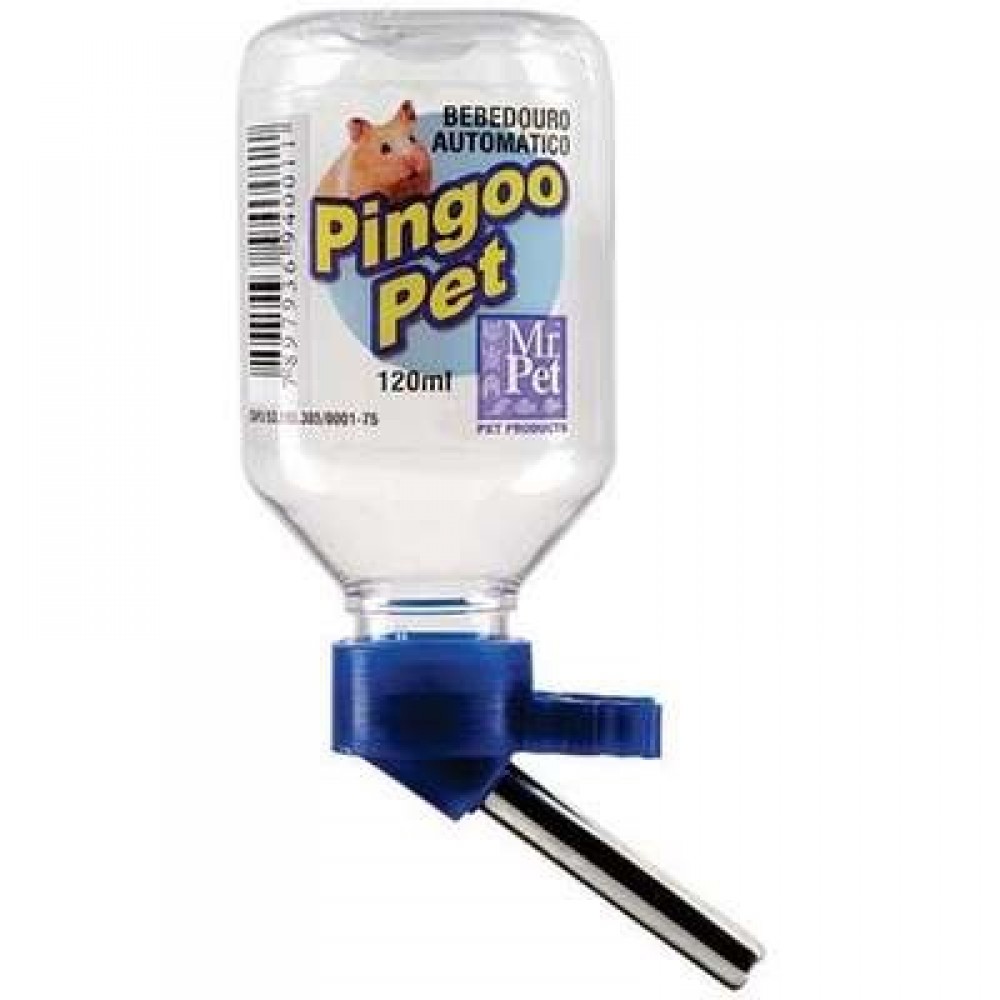 Bebedouro Hamster Pingoo Pet Inox 120ml Bebedouro Hamster Pingoo Pet Inox 120ml