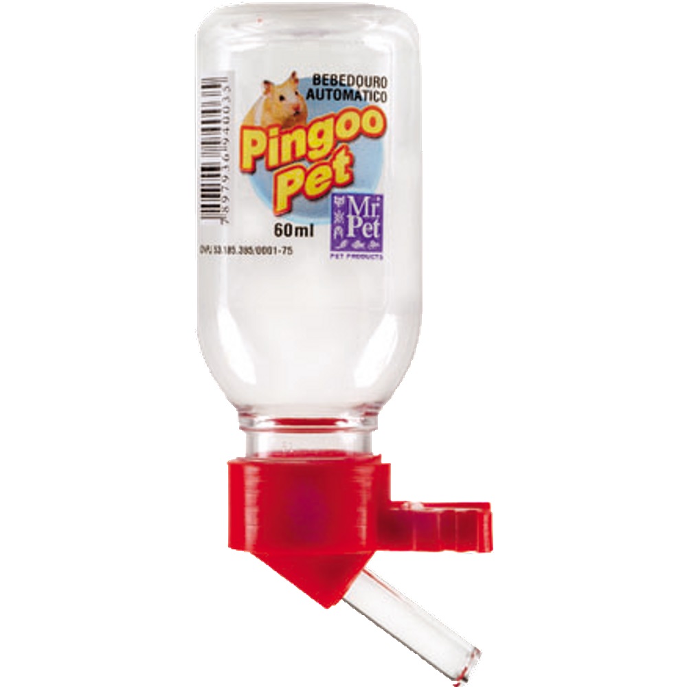 Bebedouro Hamster Pingoo Pet Vidro 60ml Bebedouro Hamster Pingoo Pet Vidro 60ml